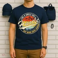 Huncle Definition Like Regular Uncle Way More Good Looking T-Shirt thumb 6