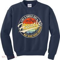 Huncle Definition Like Regular Uncle Way More Good Looking Kids Sweatshirt thumb 0
