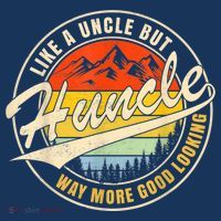 Huncle Definition Like Regular Uncle Way More Good Looking Kids Sweatshirt thumb 2