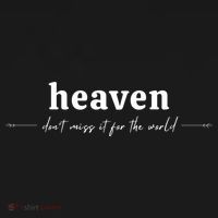 Heaven Don't Miss It For The World Christian Gift USA-Made Doggie Bandana thumb 2