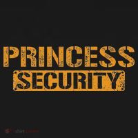 Halloween Dad Mom Daughter Adult Costume Princess Security T-Shirt thumb 7