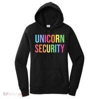Halloween Dad Mom Daughter Adult Costume Unicorn Security Women's Hoodie thumb 0