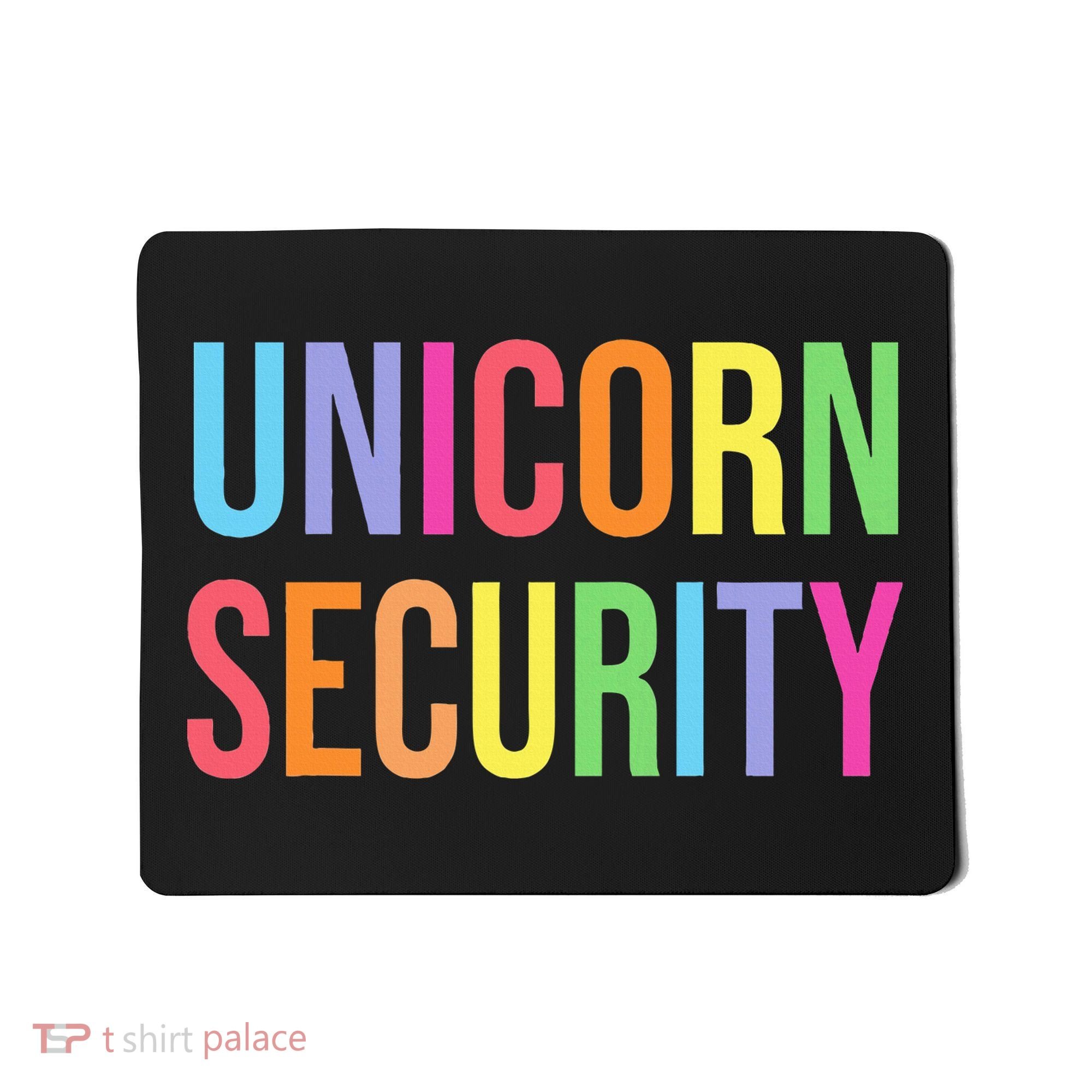 Halloween Dad Mom Daughter Adult Costume Unicorn Security Mousepad