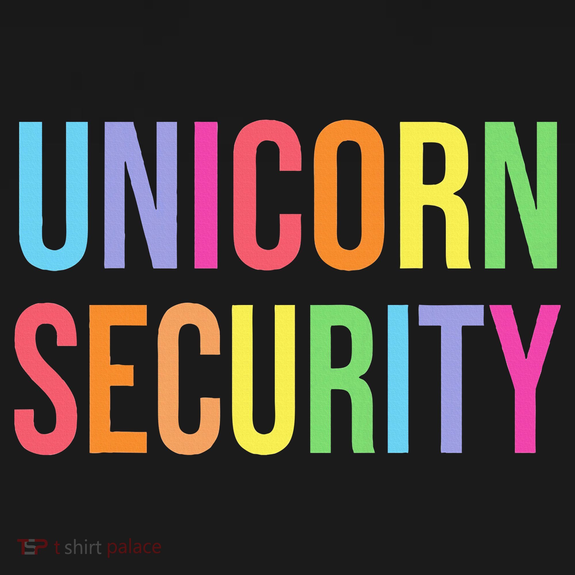 Halloween Dad Mom Daughter Adult Costume Unicorn Security Women's Tank Top