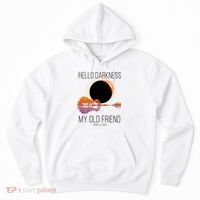 Hello Darkness My Old Friend Solar Eclipse April 8 Hoodie thumb 0