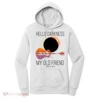 Hello Darkness My Old Friend Solar Eclipse April 8 Women's Hoodie thumb 0