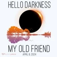 Hello Darkness My Old Friend Solar Eclipse April 8 Women's Hoodie thumb 2