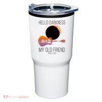 Hello Darkness My Old Friend Solar Eclipse April 8 Tumbler thumb 0