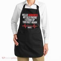 Hello Darkness My Old Friend I Stood Up Too Fast Again #POTS Apron thumb 2
