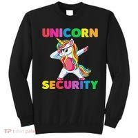 Halloween Dad Mom Daughter Adult Costume Unicorn Security Sweatshirt thumb 0