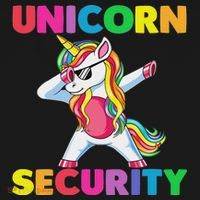 Halloween Dad Mom Daughter Adult Costume Unicorn Security T-Shirt thumb 7