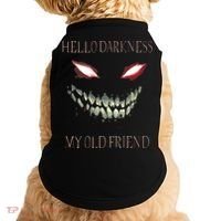 Hello Darkness My Old Friend Doggie Tank thumb 0