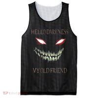 Hello Darkness My Old Friend Mesh Reversible Basketball Jersey Tank thumb 0