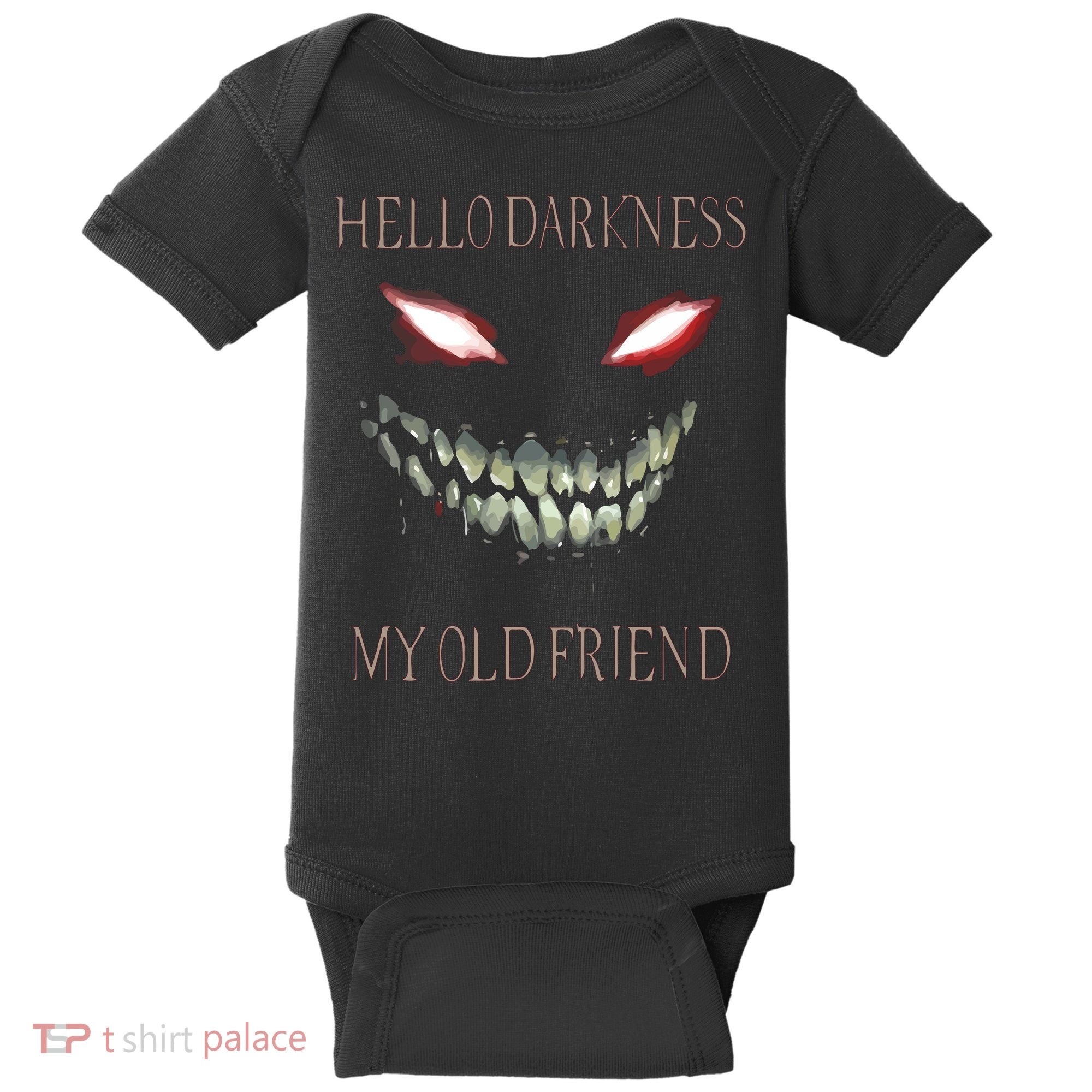Hello Darkness My Old Friend Baby Bodysuit