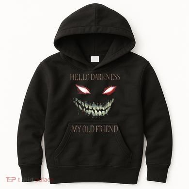 Hello Darkness My Old Friend Kids Hoodie
