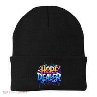 Hope Dealer Motivational Graphic For Positivity Inspiration Gift Beanie thumb 0