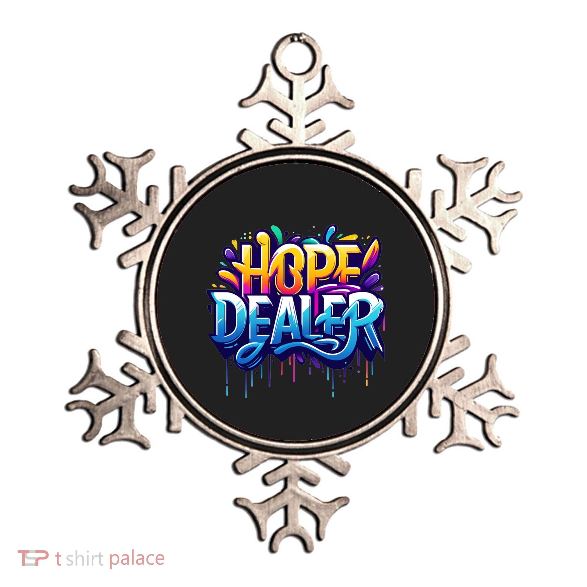 Hope Dealer Motivational Graphic For Positivity Inspiration Gift Ornament