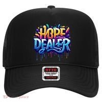 Hope Dealer Motivational Graphic For Positivity Inspiration Gift Hat thumb 0