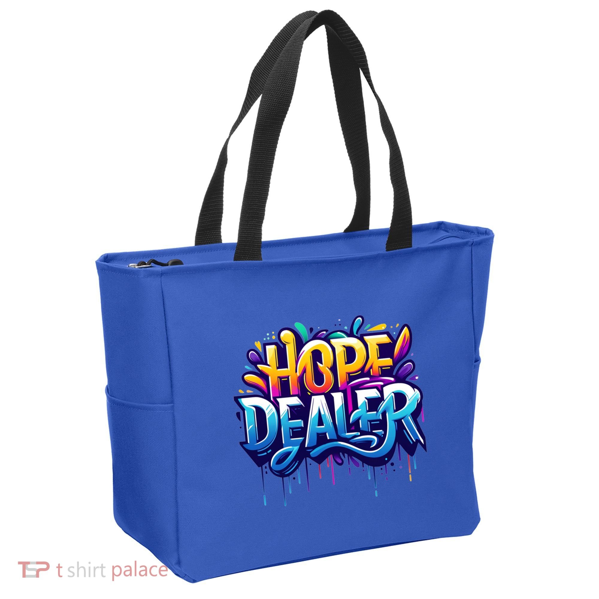 Hope Dealer Motivational Graphic For Positivity Inspiration Gift Tote Bag