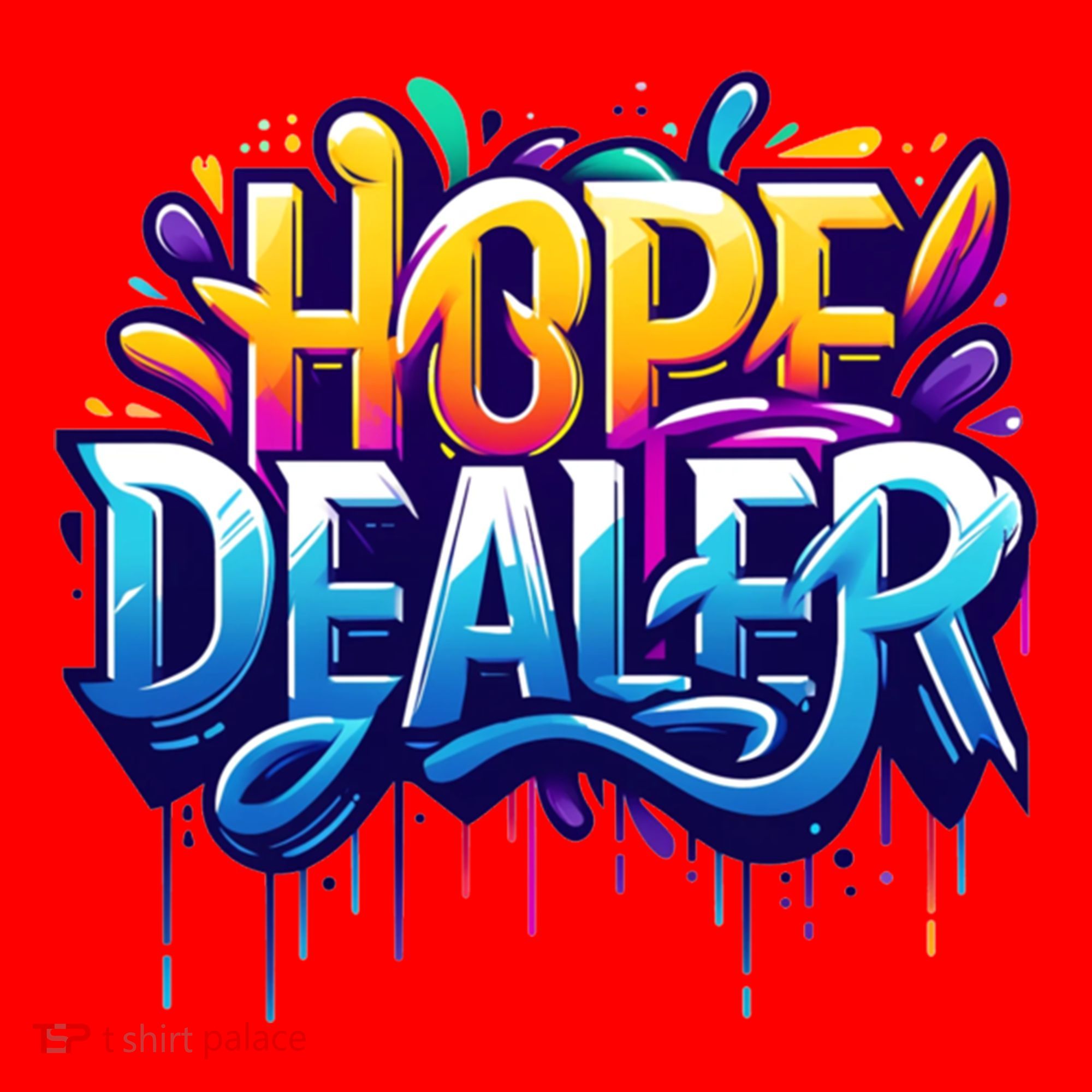 Hope Dealer Motivational Graphic For Positivity Inspiration Gift Santa Hat