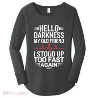 Hello Darkness My Old Friend I Stood Up Too Fas... Women's Perfect Tri Tunic Long Sleeve Shirt thumb 0