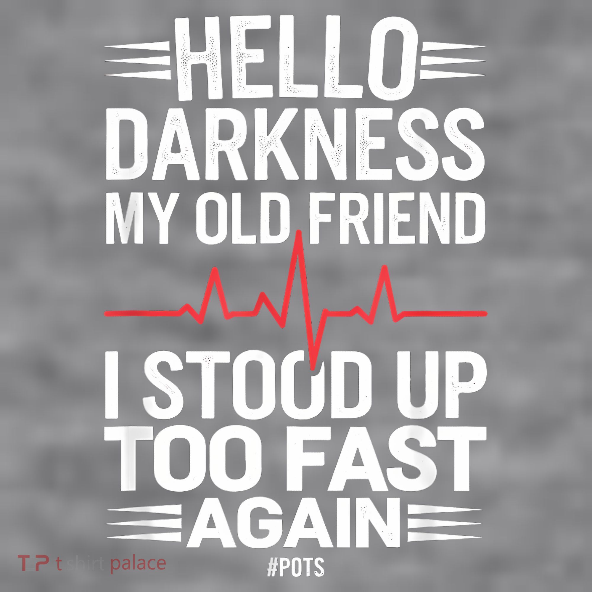 Hello Darkness My Old Friend I Stood Up Too Fas... Women's Racerback Cropped Tank