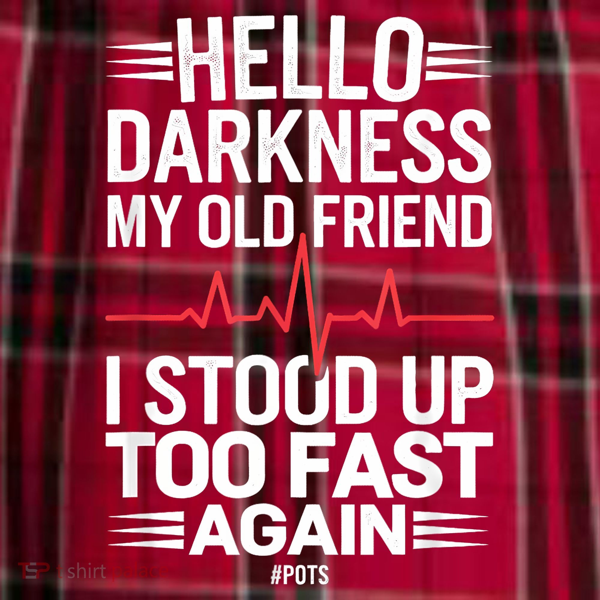 Hello Darkness My Old Friend I Stood Up Too Fas... Women's Flannel Plaid Pajama Pants