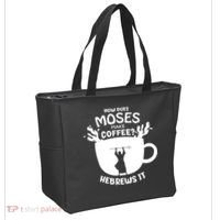 How Does Moses Make Coffee Hebrews It Tote Bag thumb 2