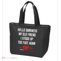 Hello Darkness My Old Friend I Stood Up Too Fast Again Pots Tote Bag thumb 3