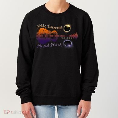 Hello Darkness My Old Friend Solar Eclipse Trending Design Women's Sweatshirt
