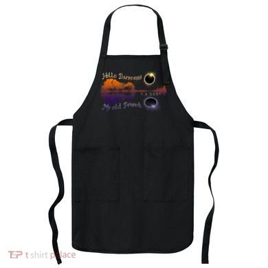 Hello Darkness My Old Friend Solar Eclipse Trending Design Apron