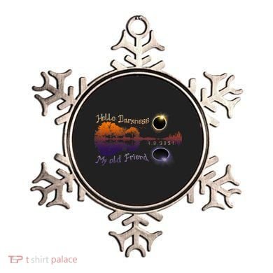 Hello Darkness My Old Friend Solar Eclipse Trending Design Ornament