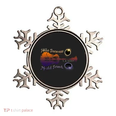 Hello Darkness My Old Friend Solar Eclipse Trending Design Ornament