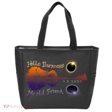 Hello Darkness My Old Friend Solar Eclipse Trending Design Tote Bag