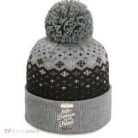 Hello Darkness My Old Friend The Baniff Cuffed Pom Beanie thumb 0
