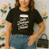 Hello Darkness My Old Friend Comfort Colors Boxy T-Shirt thumb 2