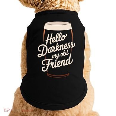 Hello Darkness My Old Friend Doggie Tank