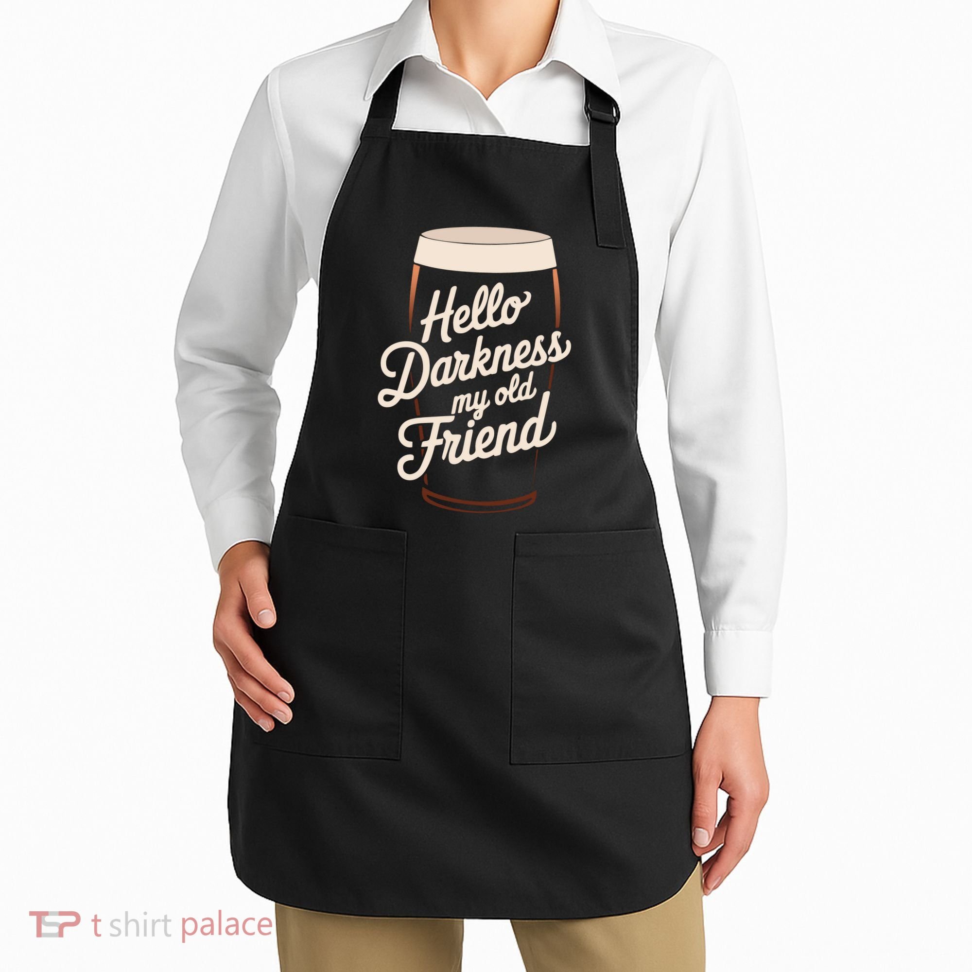 Hello Darkness My Old Friend Apron