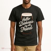 Hello Darkness My Old Friend Tall T-Shirt thumb 2