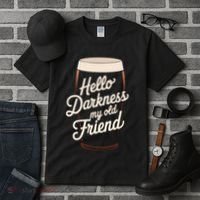 Hello Darkness My Old Friend Tall T-Shirt thumb 3