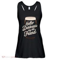 Hello Darkness My Old Friend Ladies Essential Flowy Tank thumb 0