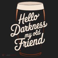 Hello Darkness My Old Friend Crop Fleece Hoodie thumb 2