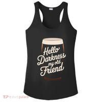 Hello Darkness My Old Friend Ladies PosiCharge Competitor Racerback Tank thumb 0