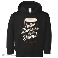 Hello Darkness My Old Friend Toddler Hoodie thumb 0