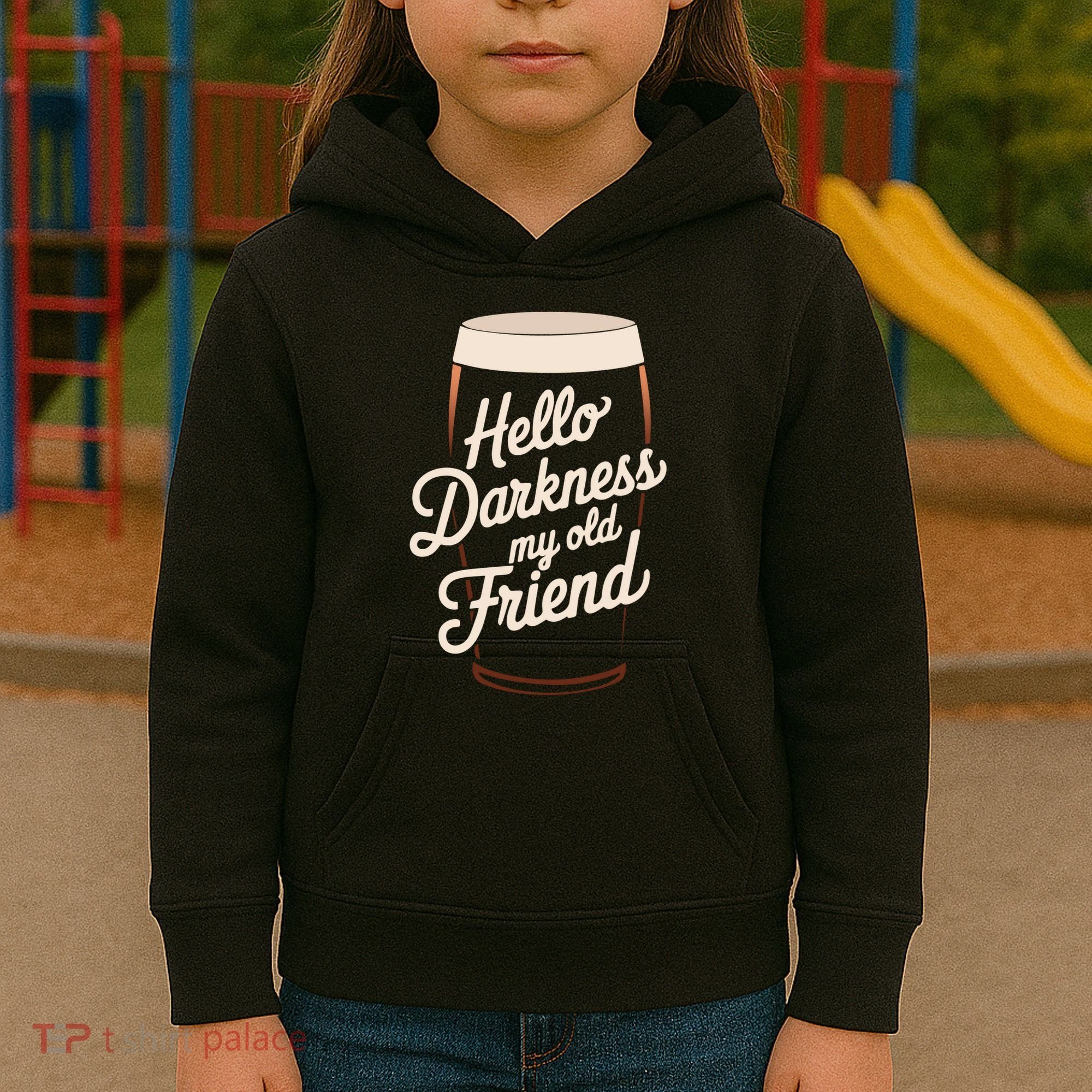 Hello Darkness My Old Friend Kids Hoodie