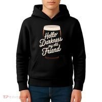 Hello Darkness My Old Friend Kids Hoodie thumb 4