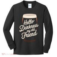 Hello Darkness My Old Friend Kids Long Sleeve Shirt thumb 0