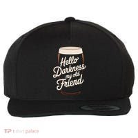 Hello Darkness My Old Friend Wool Snapback Cap thumb 0