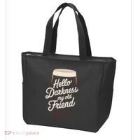 Hello Darkness My Old Friend Tote Bag thumb 3