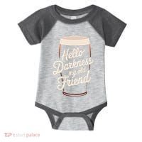 Hello Darkness My Old Friend Infant Baby Jersey Bodysuit thumb 0